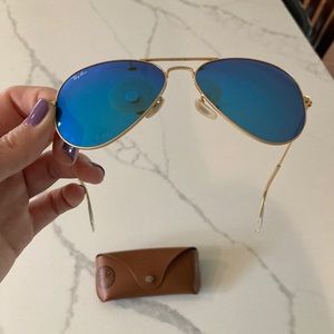 Ray Ban blue aviators